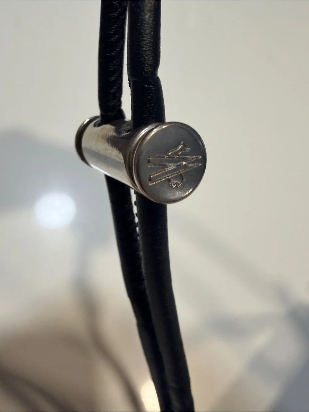 Moncler x Palm Angels Leather ID Badge Holder Lanyard NWT